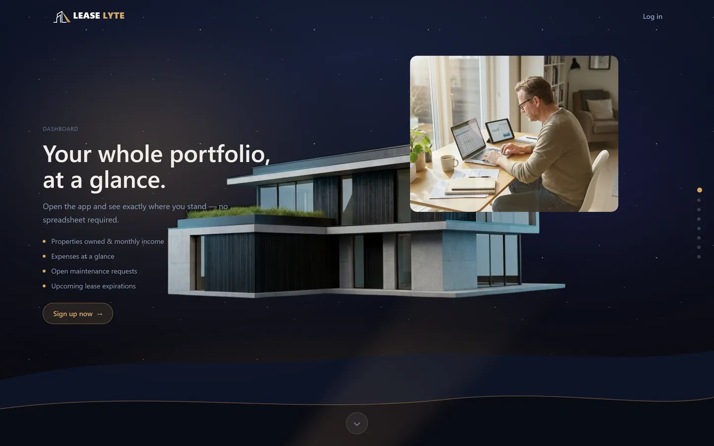 The Lease Lyte homepage